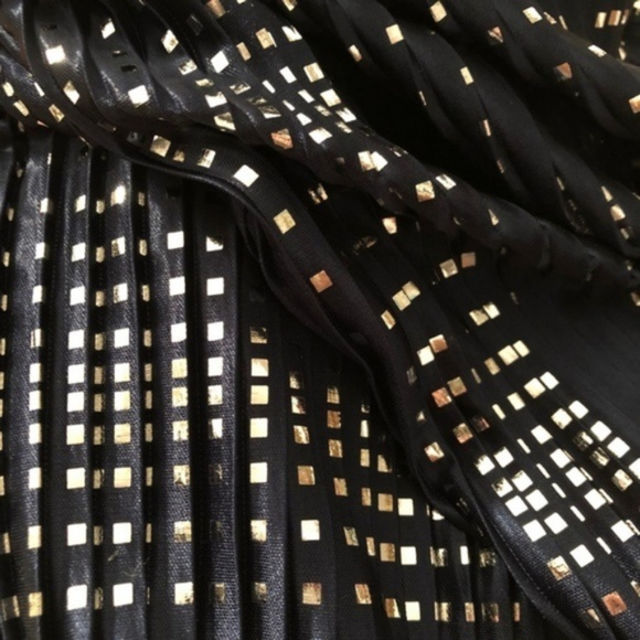 Anthr Sabina Musayev Cassia Shine Midi Skirt Metal - Picture 4 of 8